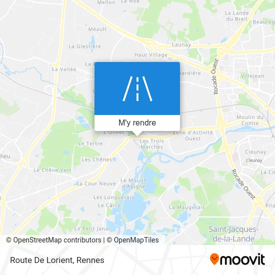 Route De Lorient plan