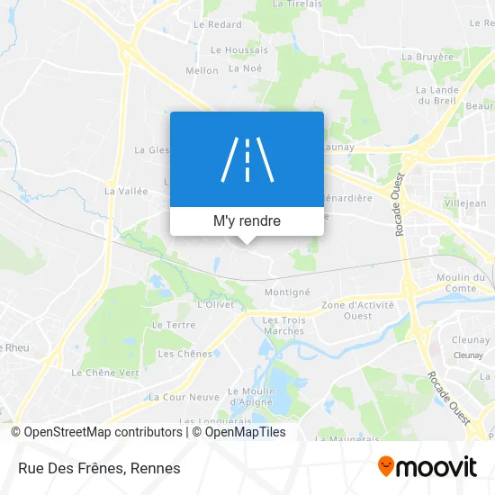 Rue Des Frênes plan