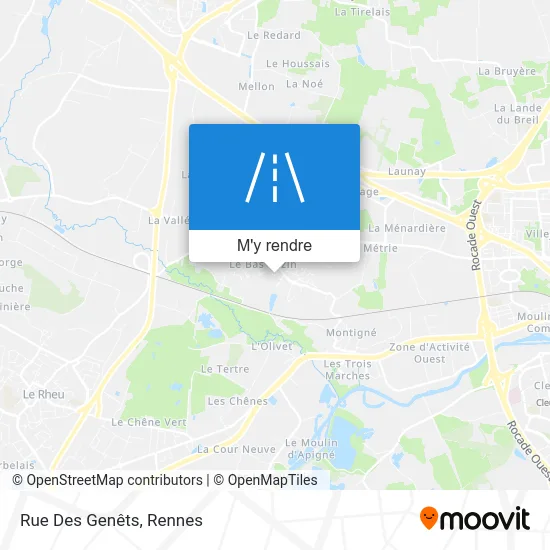 Rue Des Genêts plan