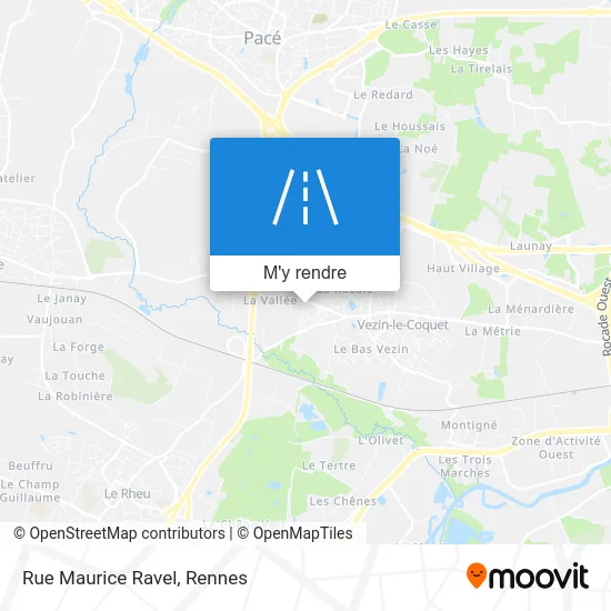 Rue Maurice Ravel plan