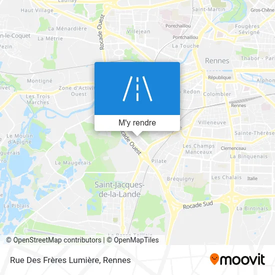 Rue Des Frères Lumière plan