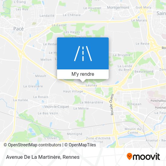 Avenue De La Martinère plan