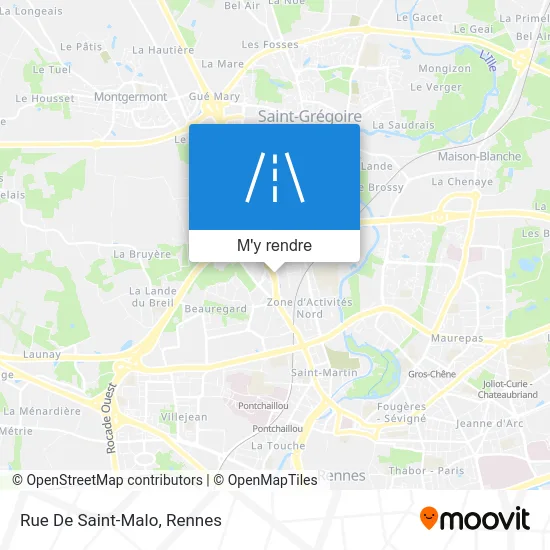 Rue De Saint-Malo plan