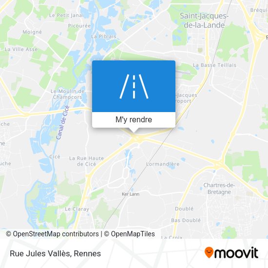 Rue Jules Vallès plan