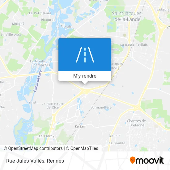 Rue Jules Vallès plan