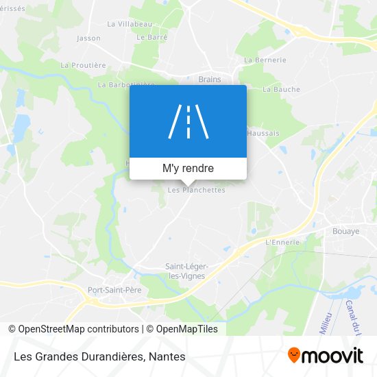 Les Grandes Durandières plan