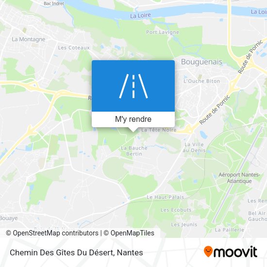 Chemin Des Gîtes Du Désert plan