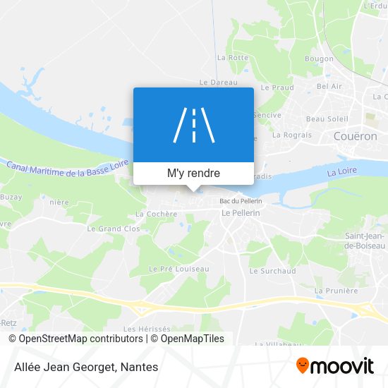 Allée Jean Georget plan