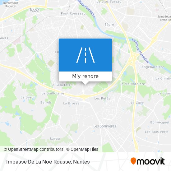 Impasse De La Noë-Rousse plan