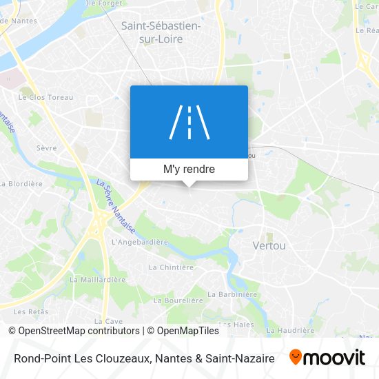 Rond-Point Les Clouzeaux plan