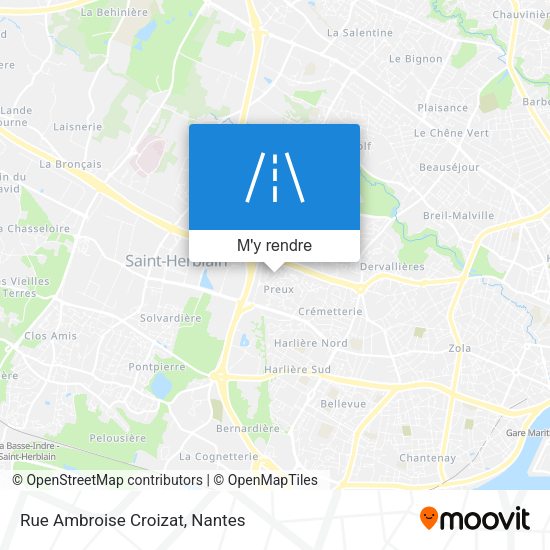 Rue Ambroise Croizat plan