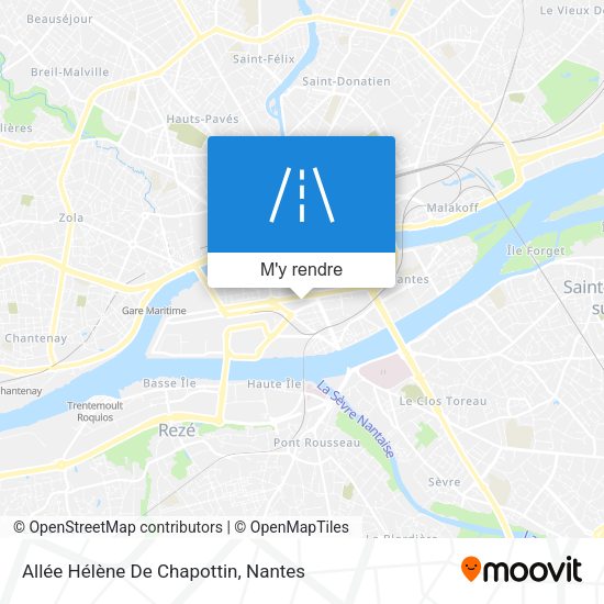 Allée Hélène De Chapottin plan
