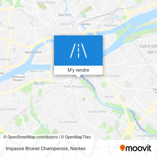 Impasse Brunet Champenois plan