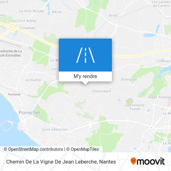 Chemin De La Vigne De Jean Leberche plan
