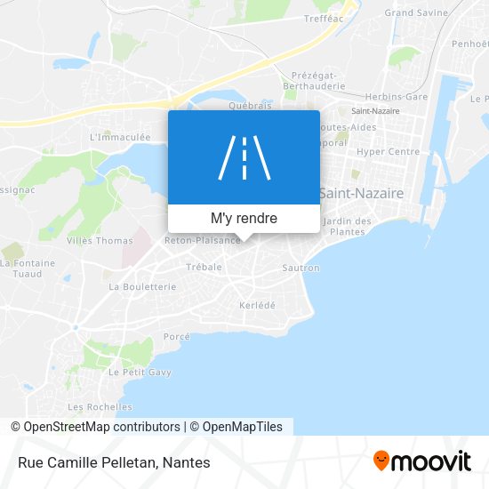 Rue Camille Pelletan plan