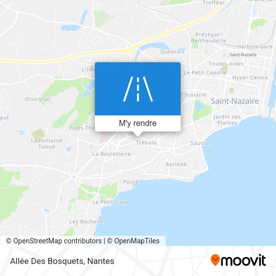 Allée Des Bosquets plan