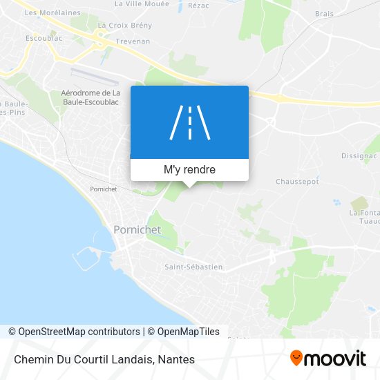 Chemin Du Courtil Landais plan