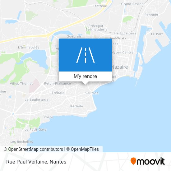 Rue Paul Verlaine plan