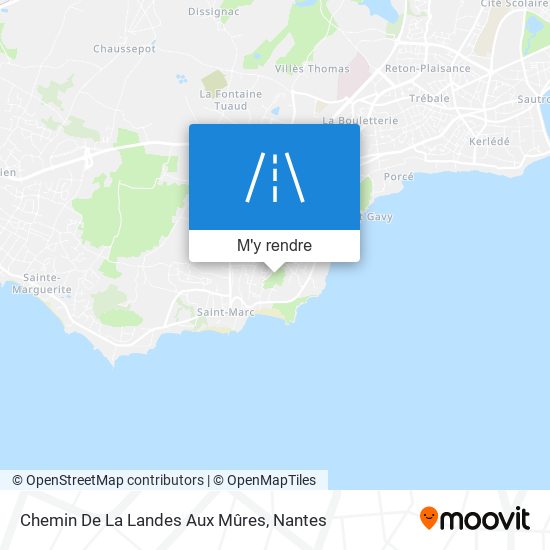 Chemin De La Landes Aux Mûres plan