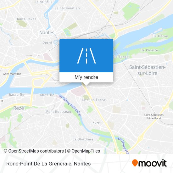 Rond-Point De La Gréneraie plan