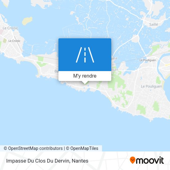 Impasse Du Clos Du Dervin plan
