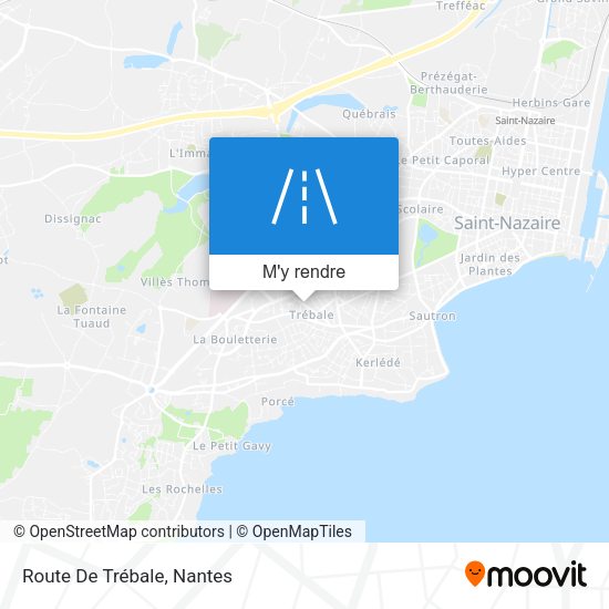 Route De Trébale plan