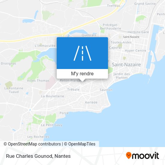 Rue Charles Gounod plan