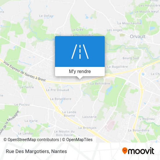 Rue Des Margotiers plan