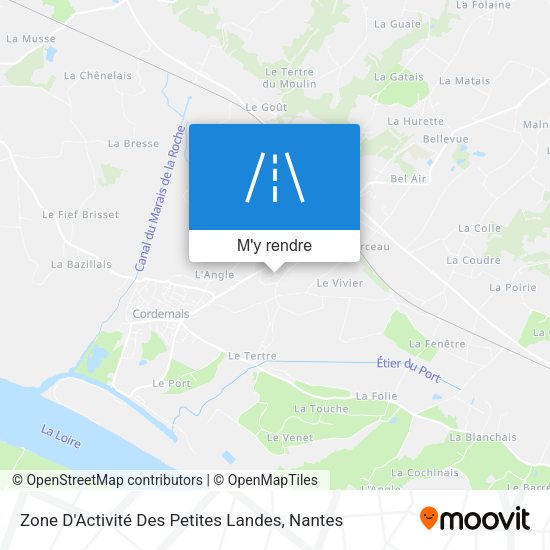 Zone D'Activité Des Petites Landes plan
