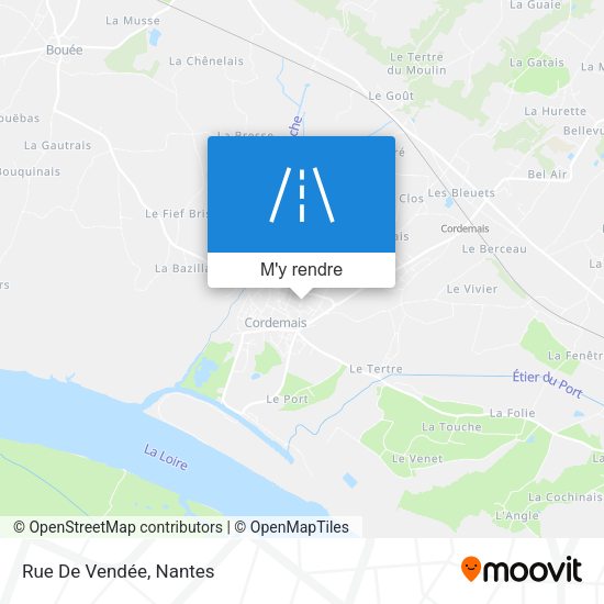 Rue De Vendée plan