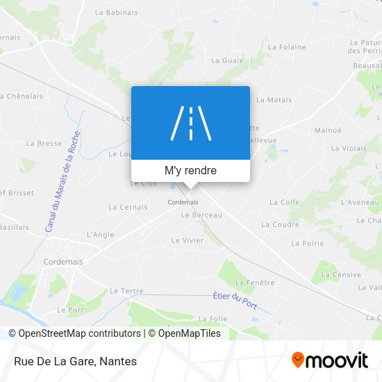 Rue De La Gare plan
