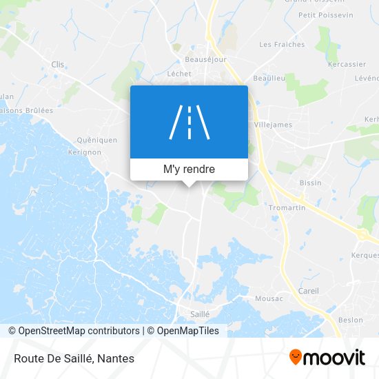 Route De Saillé plan