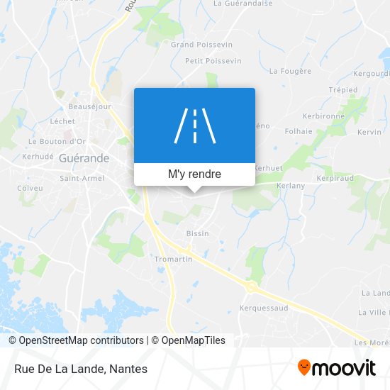 Rue De La Lande plan