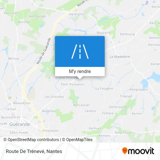 Route De Trénevé plan