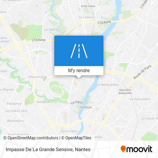 Impasse De La Grande Sensive plan