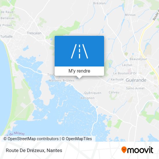 Route De Drézeux plan