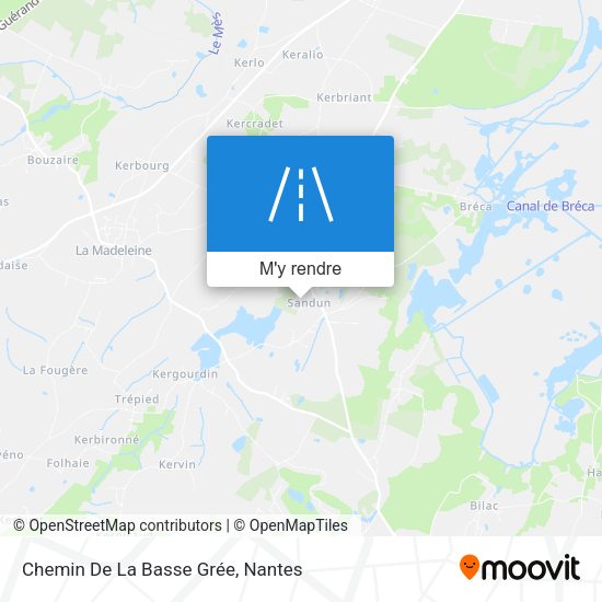 Chemin De La Basse Grée plan