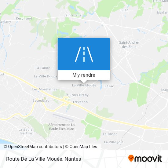 Route De La Ville Mouée plan