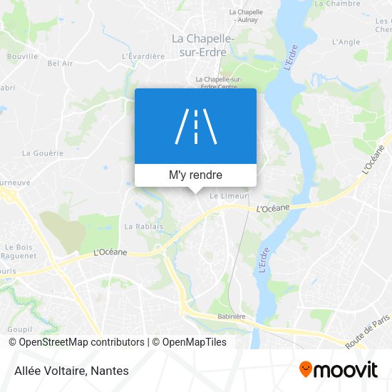 Allée Voltaire plan