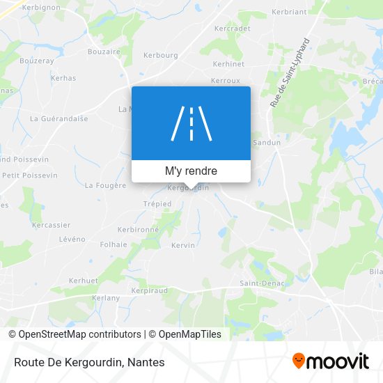 Route De Kergourdin plan