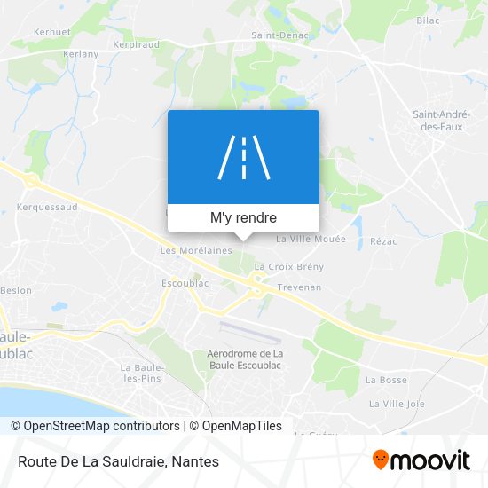 Route De La Sauldraie plan