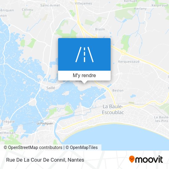 Rue De La Cour De Connil plan