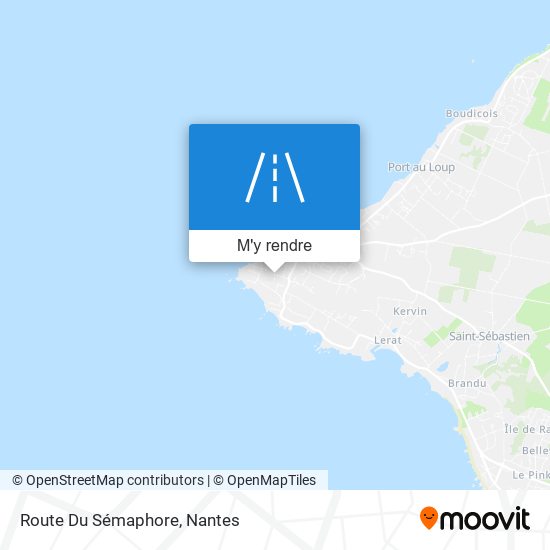 Route Du Sémaphore plan