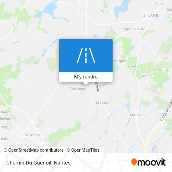 Chemin Du Guénoil plan