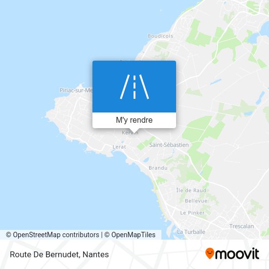 Route De Bernudet plan