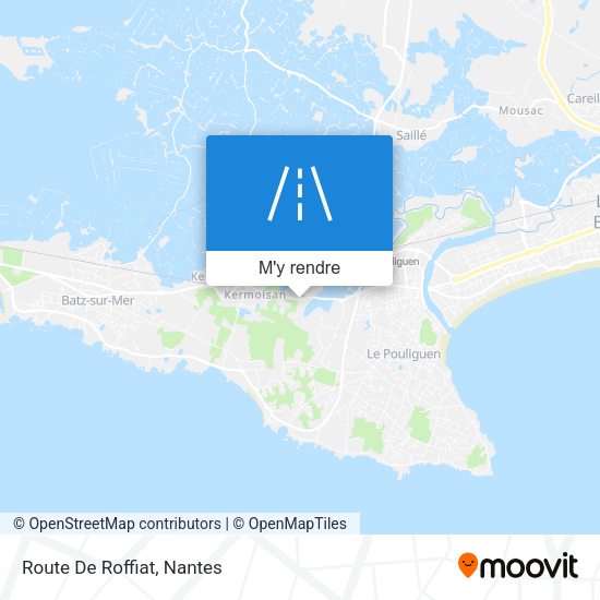 Route De Roffiat plan