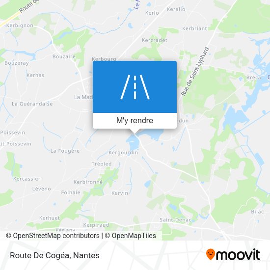Route De Cogéa plan