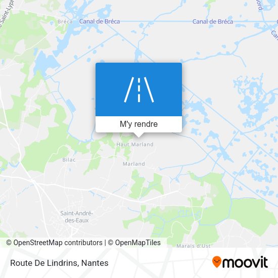 Route De Lindrins plan