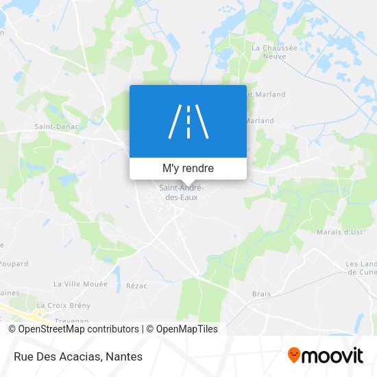 Rue Des Acacias plan