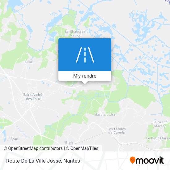 Route De La Ville Josse plan